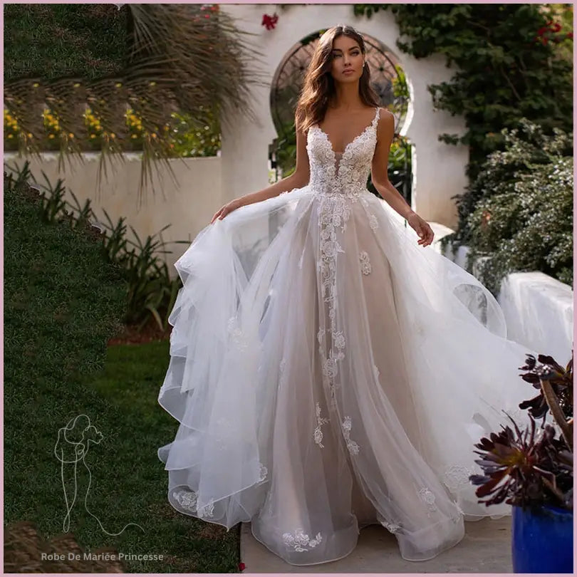 Robe de Mariée Dos Nu Princesse