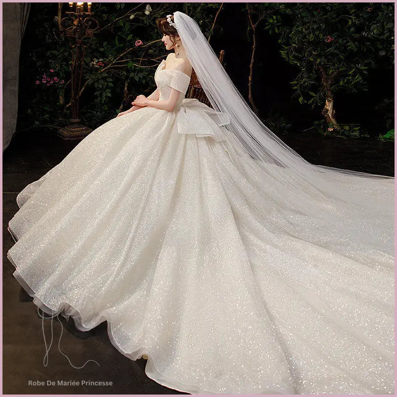 Robe de Mariée Paillettes Princesse