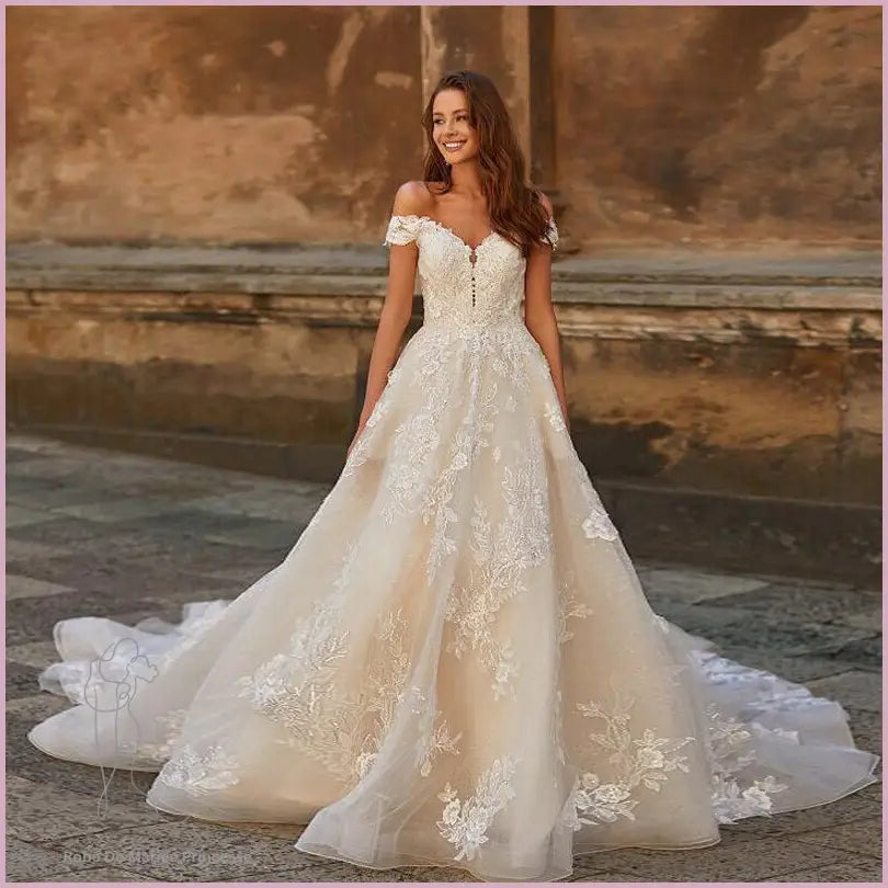 Robe de Mariée Princesse Bustier