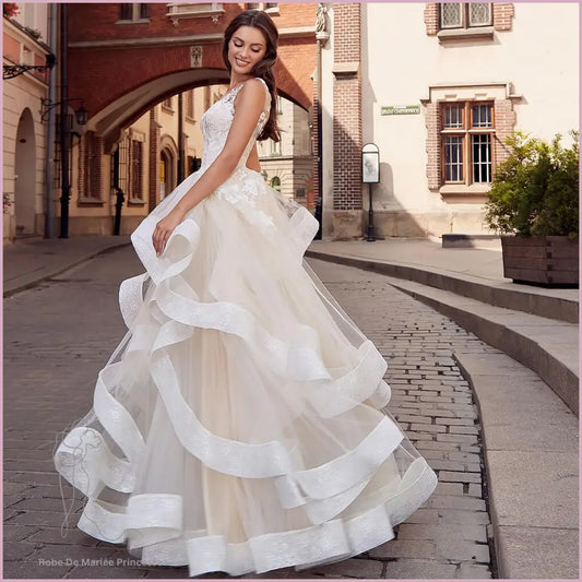 Robe de Mariée Princesse Dos Dentelle