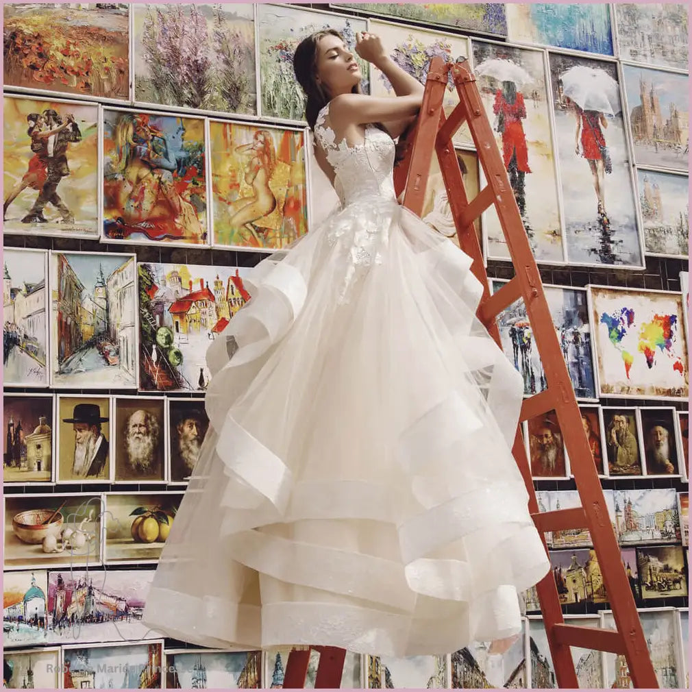 Robe de Mariée Princesse Dos Dentelle