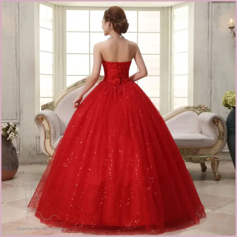 Robe De Mariée Princesse Rouge