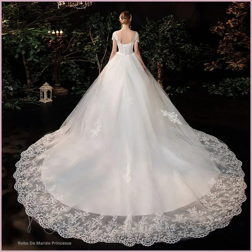 Robe de Mariée Strass et Paillette Princesse