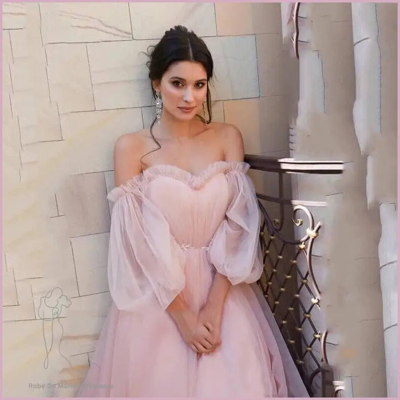 Robe de Mariée Princesse Rose Pale